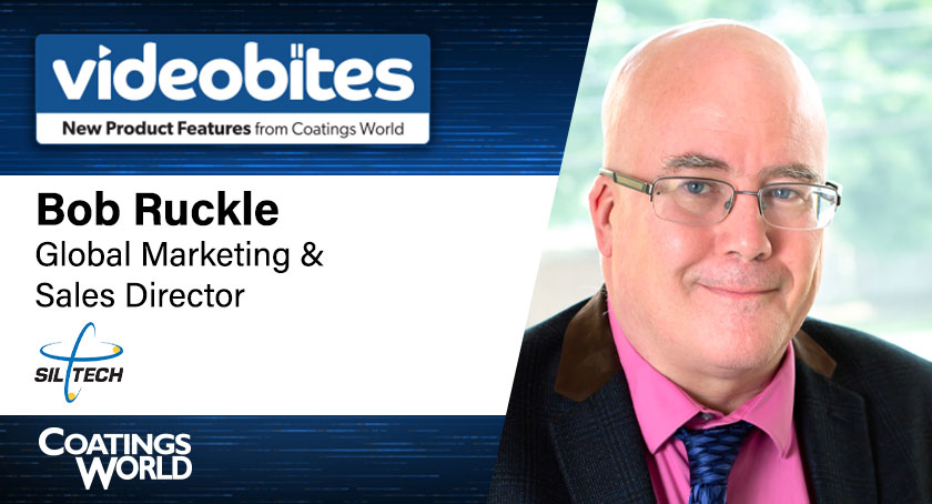 Coatings World Sits Down with Bob Ruckle of Siltech this August